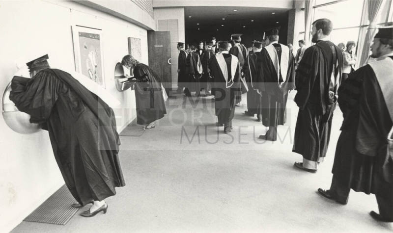 Arizona State University Students Line Up for Graduation