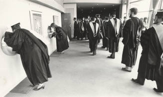 Arizona State University Students Line Up for Graduation