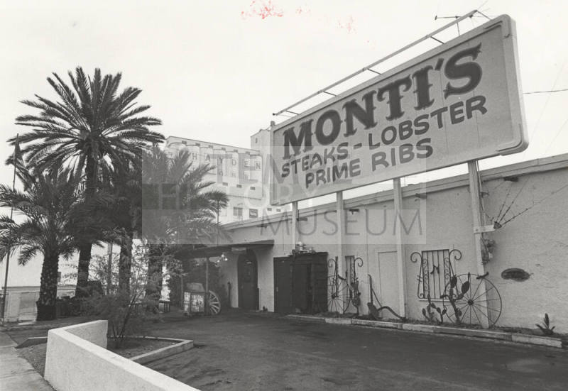 Exterior View of Monti's Restaurant