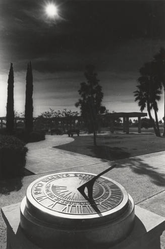 Sun Dial at Old Tempe Library Entrance