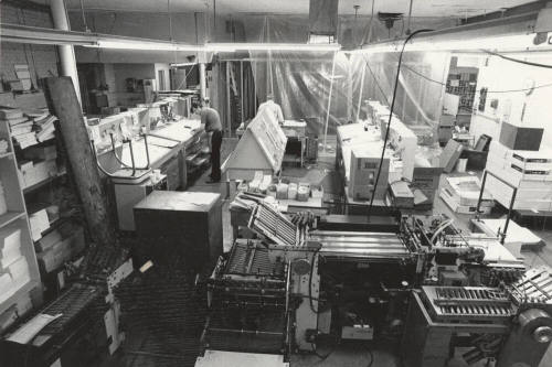 Interior of a Unidentified Print Shop