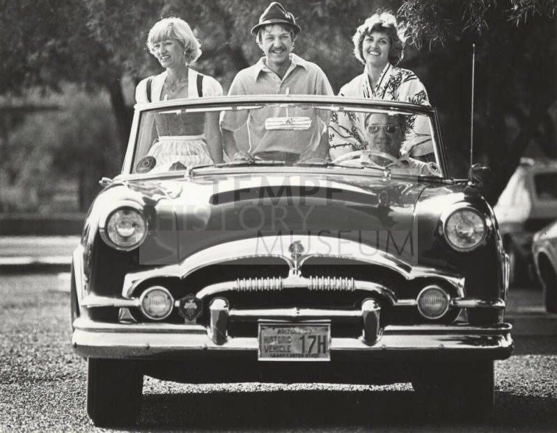 Sister City Officials Ride in 53 Packard