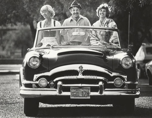 Sister City Officials Ride in 53 Packard