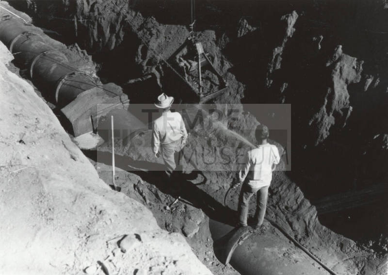 Construction of Sewer Line in Tempe