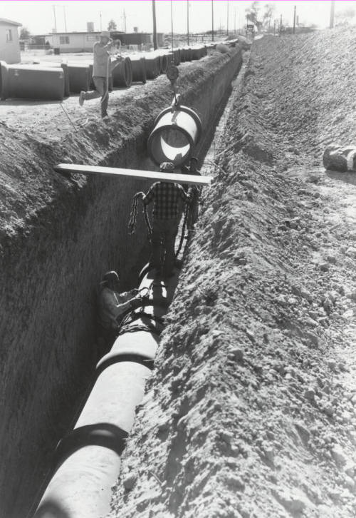 Construction of Sewer Line in Tempe