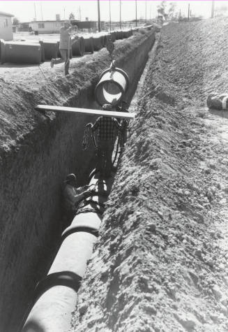 Construction of Sewer Line in Tempe