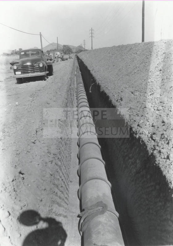Construction of Sewer Line in Tempe