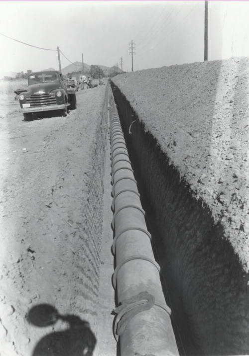 Construction of Sewer Line in Tempe