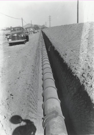Construction of Sewer Line in Tempe