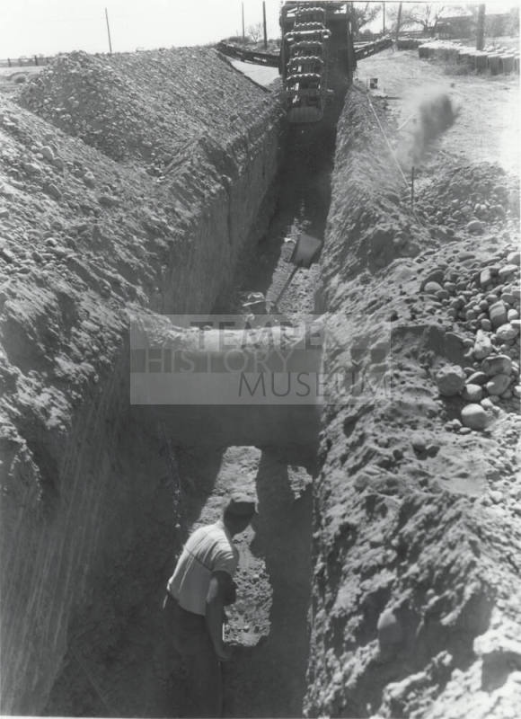 Trenching of Sewer Line in Tempe