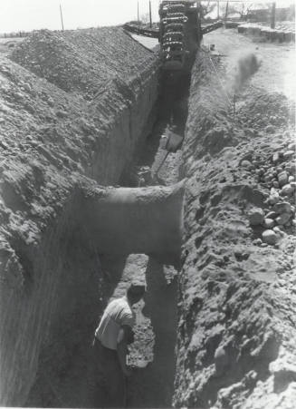 Trenching of Sewer Line in Tempe