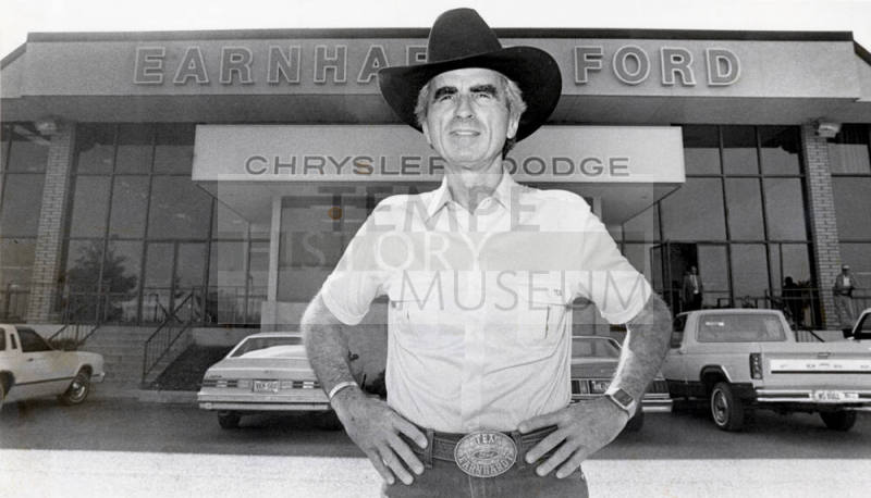 Tex Earnhardt- Earnhardt Car Dealership, 809 E. Baseline
