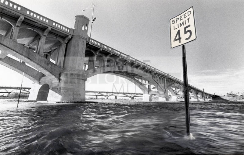 Water Under the Mill Avenue Bridge
