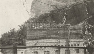 Photo- framework construction at Roosevelt Dam