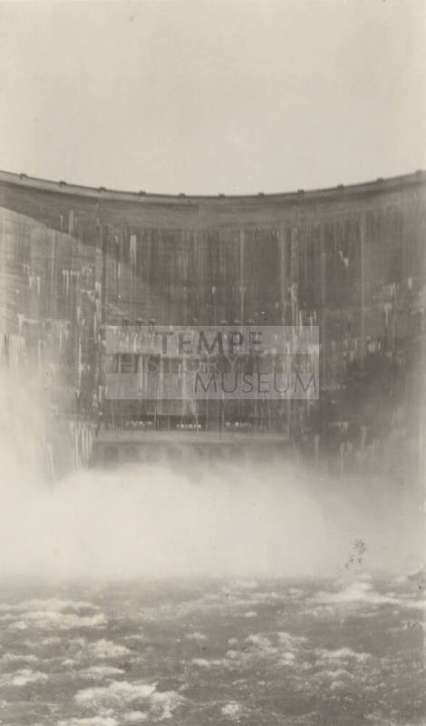 Photo- Horse Mesa Dam and water