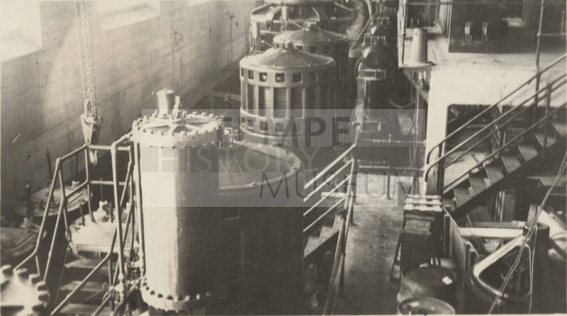 Photo- view of the interior of the Roosevelt Dam
