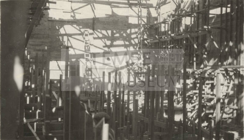 Photo- Construction at Roosevelt Dam