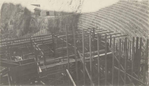 Photo- Framework construction at Roosevelt Dam