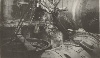Photo- Pipework in number 7 unit at Roosevelt Dam