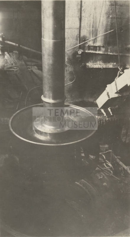 Photo- Machinery at the Roosevelt Dam