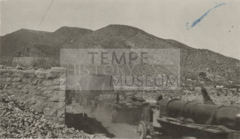 Photo- Number 7 generator being transported to Roosevelt Dam