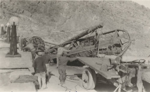 Photo- installation of 10 foot Penstock Screen at Roosevelt Dam