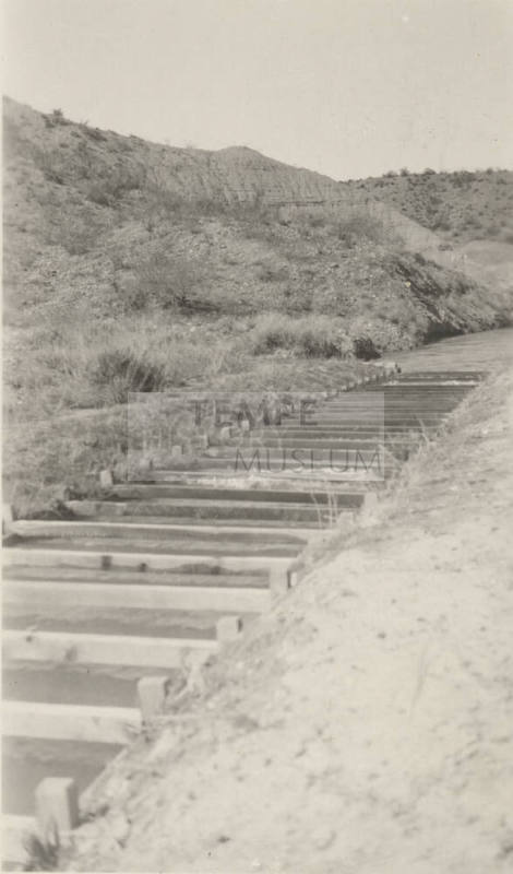 Photo- Power Canal flume just below the 9 mile post