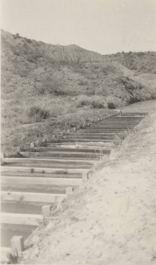 Photo- Power Canal flume just below the 9 mile post