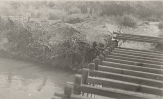 Photo- Power Canal flume below Chilton tunnel