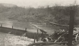 Photo- Power Canal spillway below sand box grate
