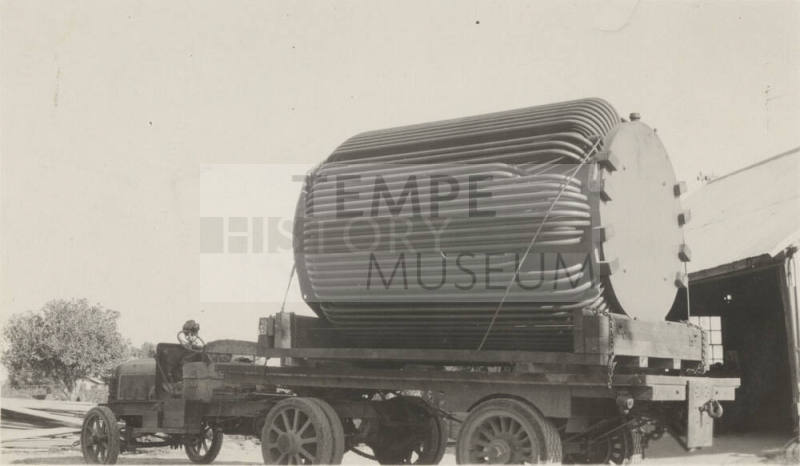 Photo- Mesa switching station transformer on truck