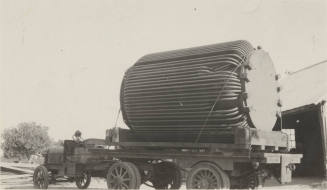 Photo- Mesa switching station transformer on truck