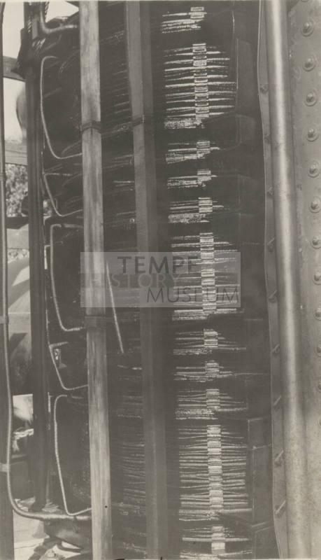 Photo- close up view of 110 KV transformer