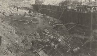 Photo- construction site at Mormon Flat