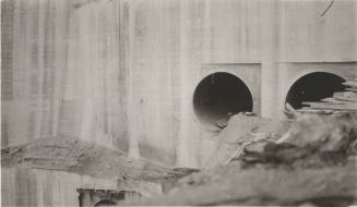Photo- water out takes at Mormon Flat dam