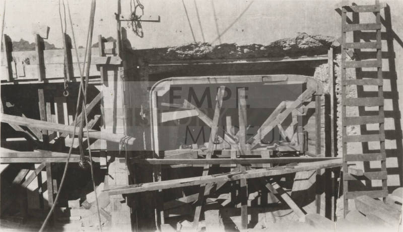 Photo- Penstock entrance at Mormon Flat dam