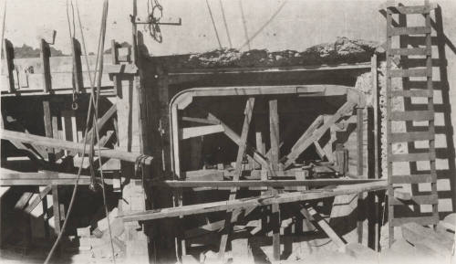 Photo- Penstock entrance at Mormon Flat dam