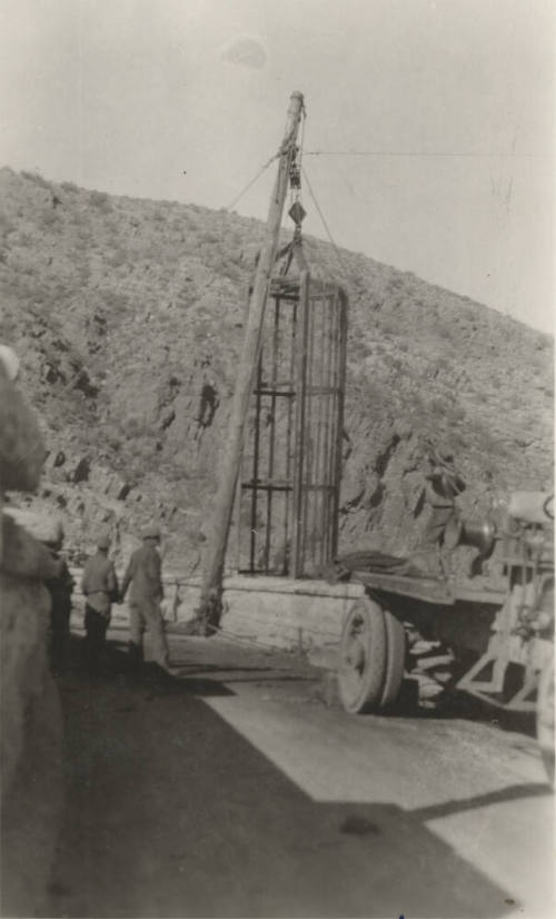 Photo- 10 foot penstock screen at Roosevelt Dam