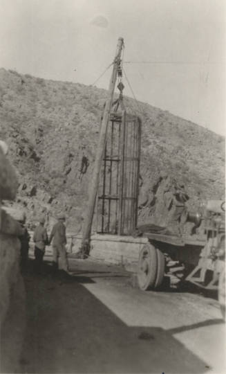 Photo- 10 foot penstock screen at Roosevelt Dam