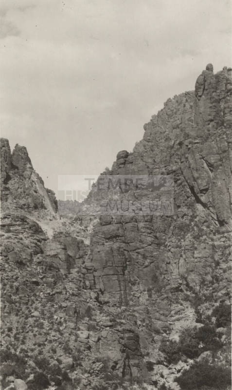 Photo- mountain near Horse Mesa dam