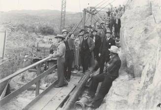 Photo- Legislators at Bartlett Dam