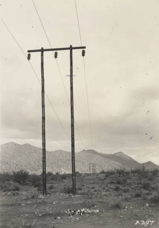 Photo- Stewart Mountain Showing 44KV Line