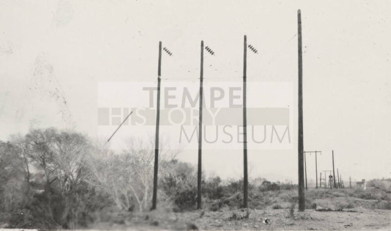Stewart Mountain power poles
