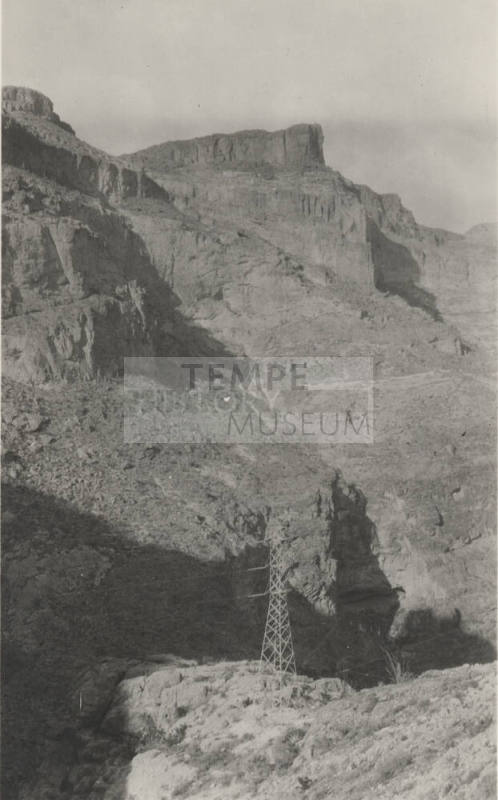 Photo- Horse Mesa line tower located in mountains