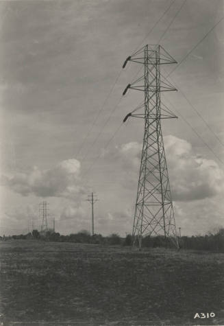 Photo- 110 KV line tower east of Mesa