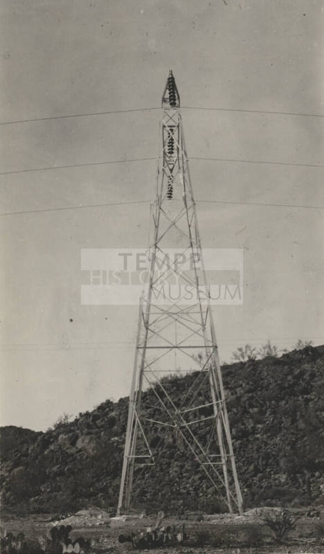 Photo- Goldfield-Superior completed line tower