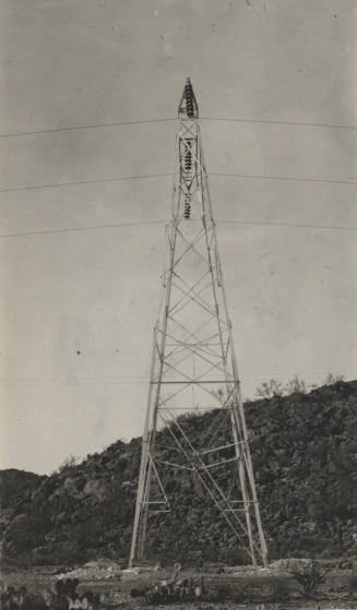 Photo- Goldfield-Superior completed line tower