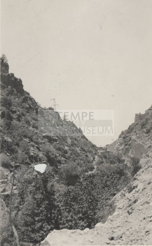 Photo- Miami-Superior line towers on top of mountain