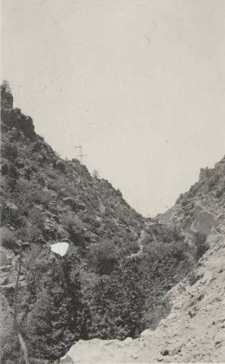 Photo- Miami-Superior line towers on top of mountain