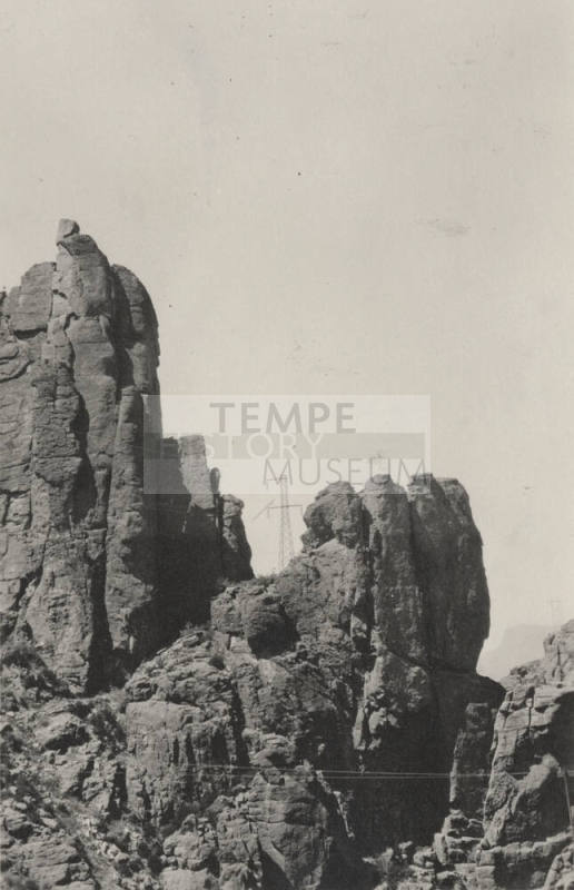 Miami, Superior line tower on rugged mountain